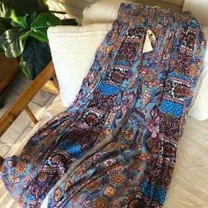 Lenny Boho Printed Palazzo Pants